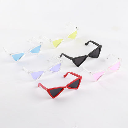 Migrino Cat Glasses Pet Triangle Sunglasses Pet Trendy Accessories Cool Decorations