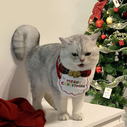 Cat 2-Pack Christmas Bibs Pet Accessories