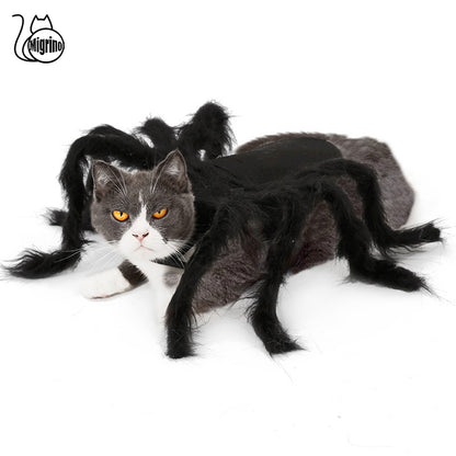 Migrino Halloween Spider Pet Transformation Party Funny Cat Dog Costumes