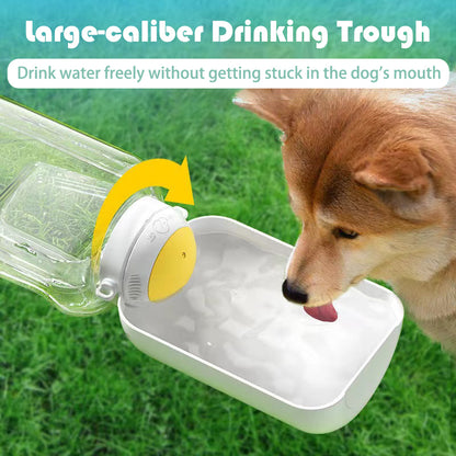 Migrino Dog Travel Water Cup Portable Pet Drinking Fountain Puppy Cup Large Capacity