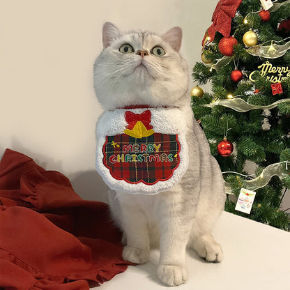 Cat 2-Pack Christmas Bibs Pet Accessories