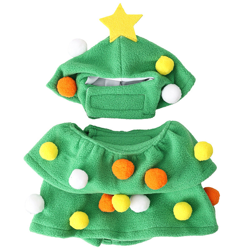 Migrino Halloween Transformation Costumes Funny Christmas Tree Clothes Cat and Dog Pet Costumes Christmas