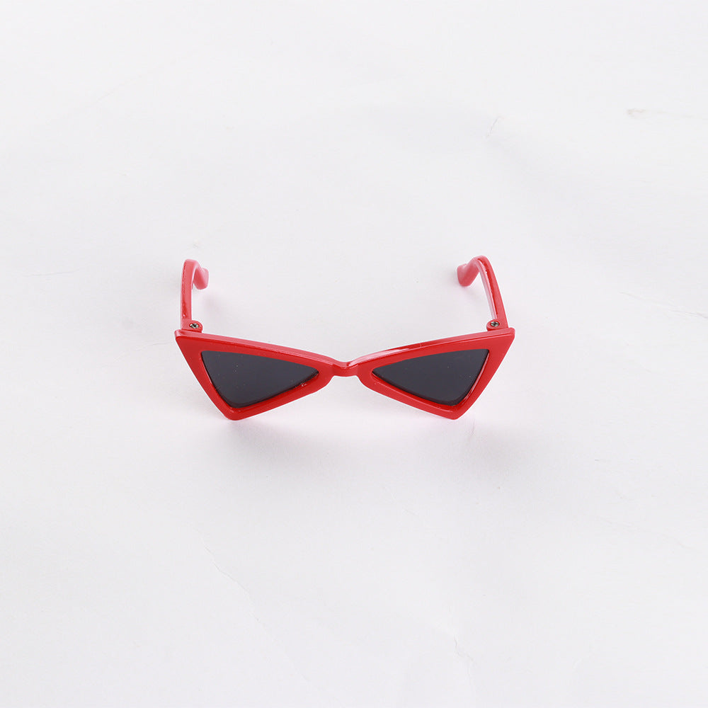 Migrino Cat Glasses Pet Triangle Sunglasses Pet Trendy Accessories Cool Decorations