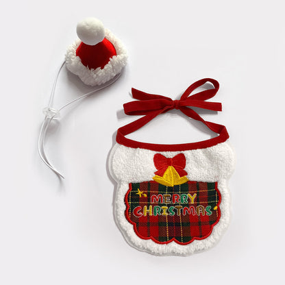 Cat 2-Pack Christmas Bibs Pet Accessories